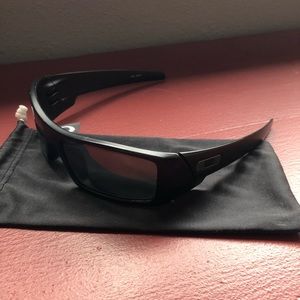 Polarized Oakley Gascan Sunglasses Matte Black